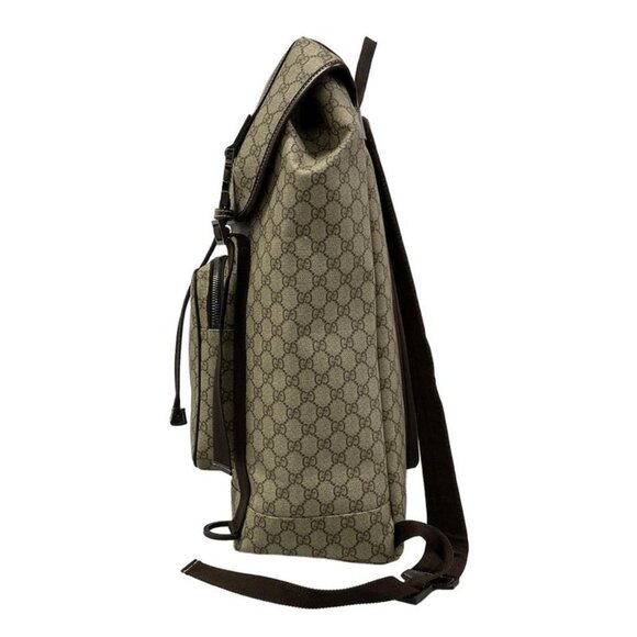Gucci Backpack GG Plus Supreme Interlocking Dark Brown Beige Dark X main image 5